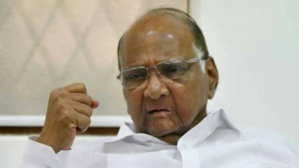  வாழ்த்து தெரிவித்த சரத் பவார் 