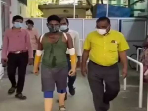 Coimbatore youth fitted with prosthetic arms and legs 