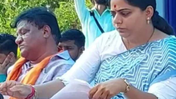 போதையில் பாஜக தலைவர் 