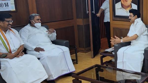 சென்னையில் சித்தராமையா 