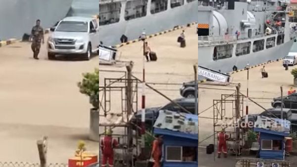 some are escaped from Srilanka through Navy ship with 3 Trolly bags some are escaped from Srilanka through Navy ship with 3 Trolly bags