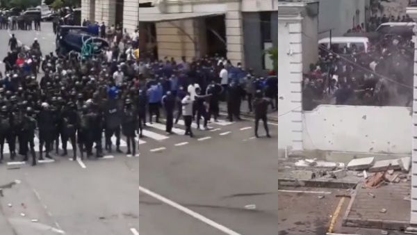 Video footage of SriLanka Army shooting in Colombo shared in Social Media Video footage of SriLanka Army shooting in Colombo shared in Social Media