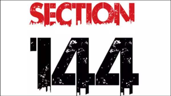 144 தடை உத்தரவு 