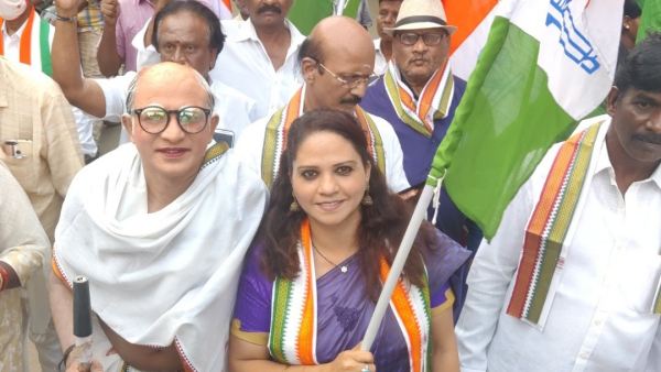 Congress conducting Padayatra on the occasion of 75th Independence Day 