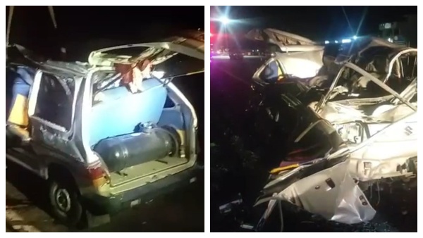 Omni bus collided with car near Salem 6 killed and 6 seriously injured Omni bus collided with car near Salem 6 killed and 6 seriously injured