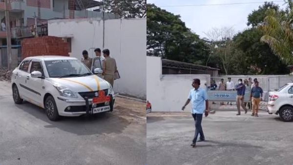 Customs officials raid in business persons house in palani Customs officials raid in business persons house in palani