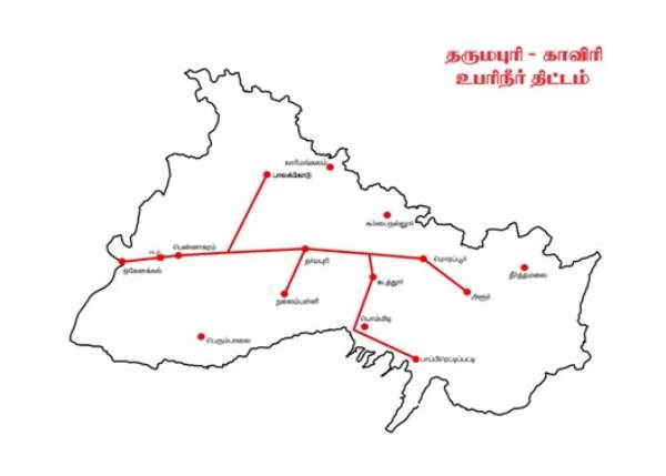  What is Dr Anbumanis Dharmapuri - Cauvery Surplus Water Scheme Demand?