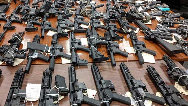  பயங்கரவாத ஆயுதங்கள் பறிமுதல்