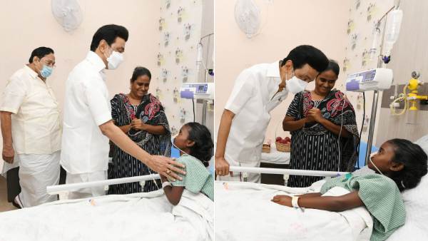 நேரில் சென்ற முதலமைச்சர் நேரில் சென்ற முதலமைச்சர்