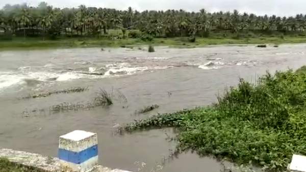 வேலூர் ஆறுகளில் வெள்ளப்பெருக்கு