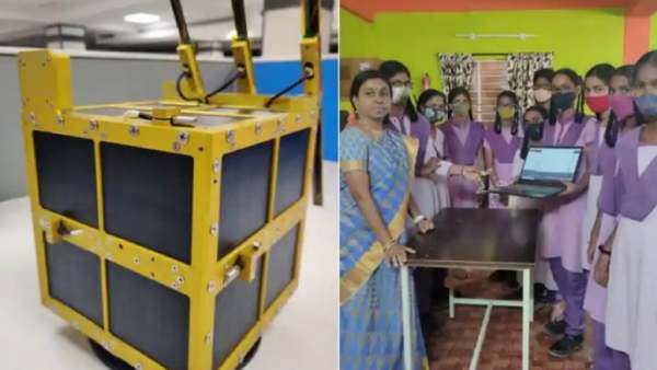 மாணவிகள் தயாரித்த செயற்கைோள் 