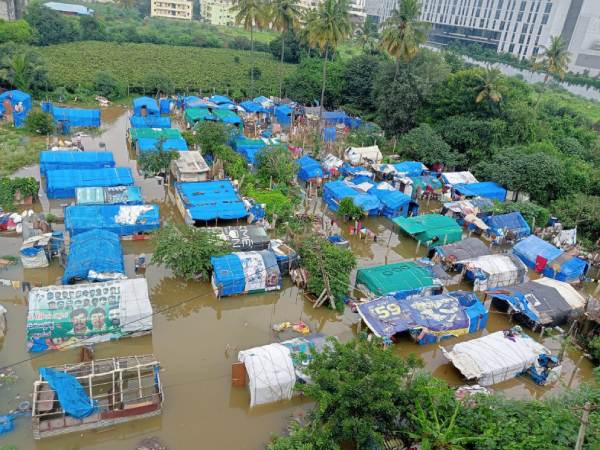  ராமநகரில் வெள்ளம்