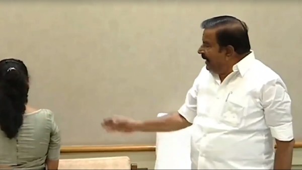 ஒருமையில் பேசினாரா? 