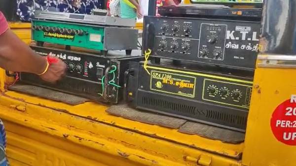 மைக் செட் தொழிலாளர்களுக்கு 