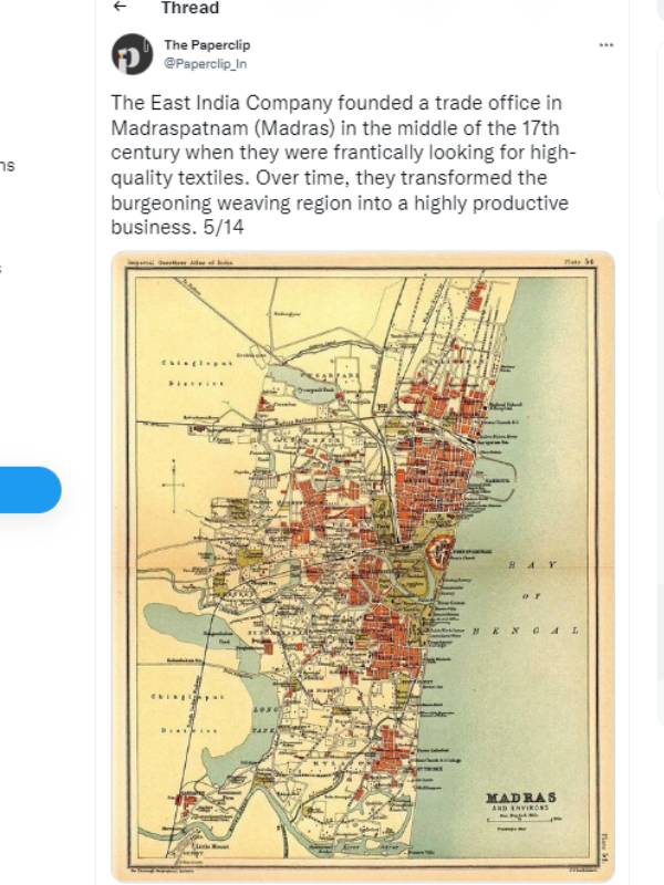 மெட்ராஸ் என்ற பெயருக்கு காரணம் 