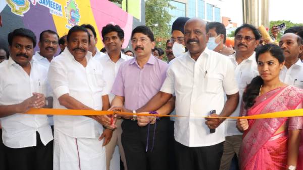 Nungambakkam Walk over bridge upgraded at Rs.5.42 crore; Minister KN Nehru launched the public utility 