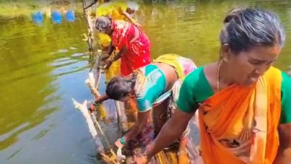  கண்மாய் நிரம்பியதால் மக்கள் தவிப்பு