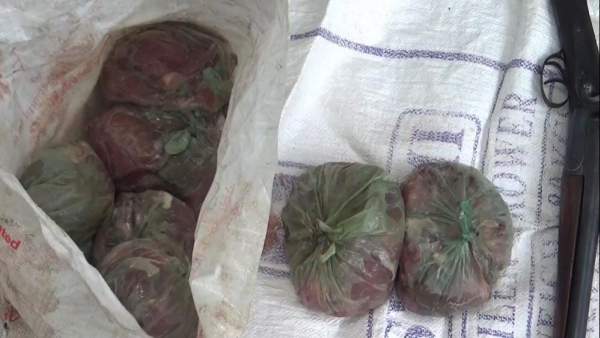 7 கிலோ மான் இறைச்சி 