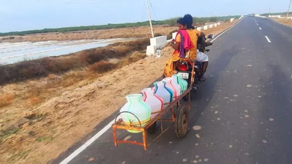 வீணாக கடலில் கலக்கும் நீர்.. 