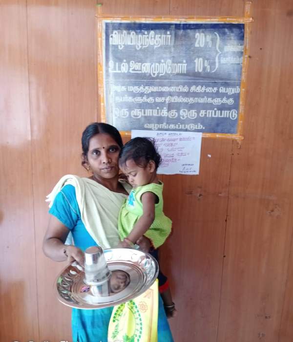 Erode-based hotelier Venkatraman feeds 60 people a day for one rupee. 