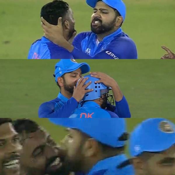 ரோஹித் கொடுத்த முத்தம் 