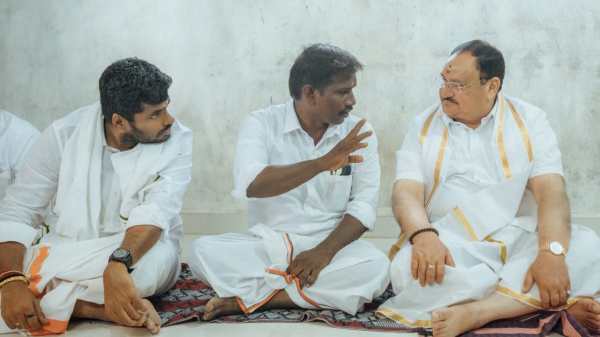பொதுக்கூட்டத்தில் பேசிய நட்டா பொதுக்கூட்டத்தில் பேசிய நட்டா