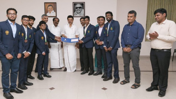 Chief Minister Stalin is working to bring Tamil Nadu sports persons at par with international standards. Chief Minister Stalin is working to bring Tamil Nadu sports persons at par with international standards.