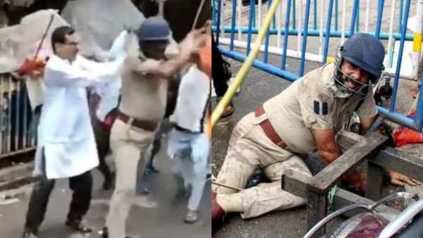 ரயில்கள் வந்த பாஜகவினர் 