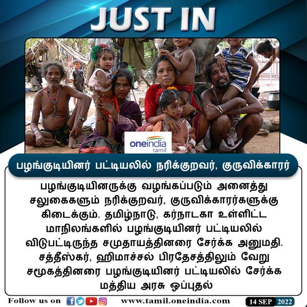  பழங்குடியினர் பட்டியல் 