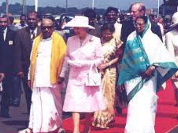 Queen Elizabeth ll launched Kamal Haasans Marudhanayagam Film shoot in 1997 