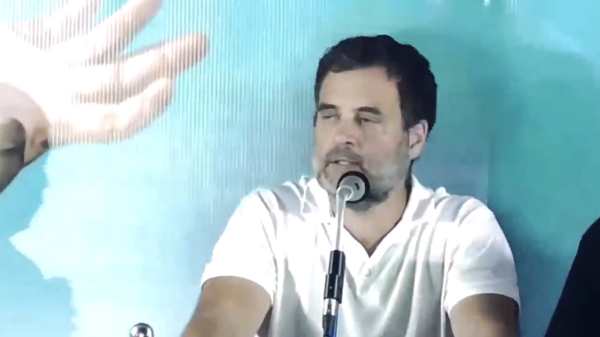 ராகுல் காந்தி பேச்சு 