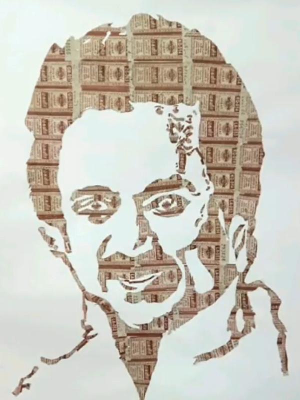 டிக்கெட்களில் ஸ்டாலின் உருவம் 