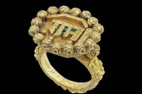 திப்பு சுல்தான் மோதிரம் 