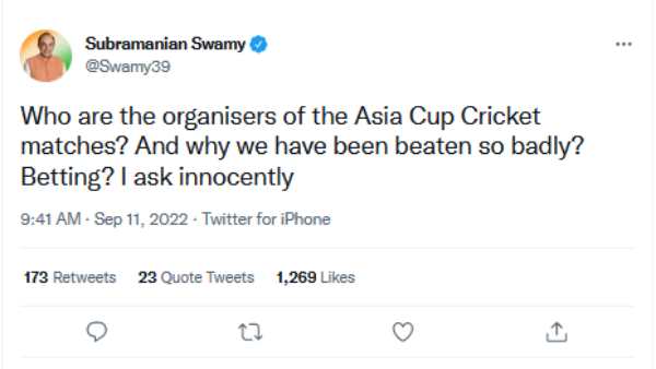 சுப்ரமணியன் சாமி சுப்ரமணியன் சாமி