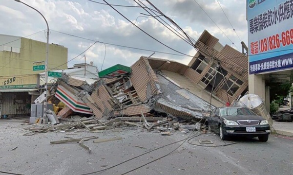 தைவானில் நிலநடுக்கம்