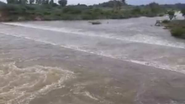 அமராவதி ஆற்றில் வெள்ளம் 