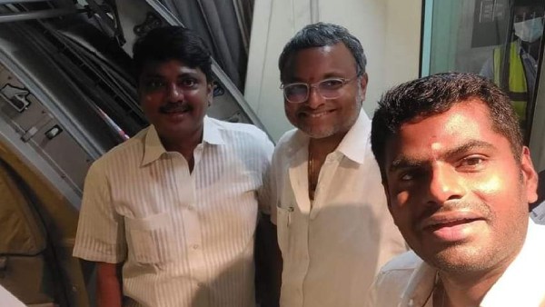 அண்ணாமலை-கார்த்தி சிதம்பரம் செல்பி 