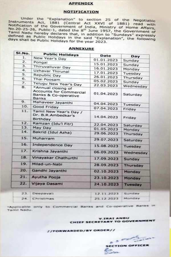 ஞாயிற்றுக்கிழமைகளில் 5 நாள் 