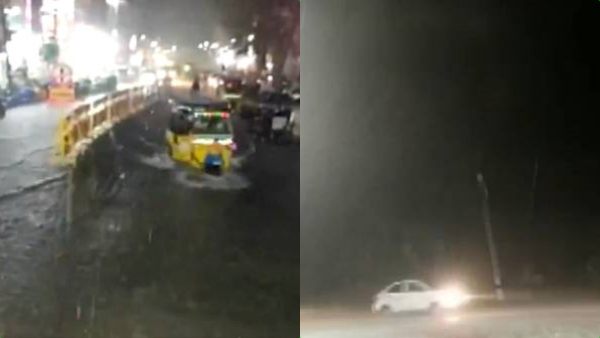 முக்கிய சாலைகளில் தேங்கிய தண்ணீர் முக்கிய சாலைகளில் தேங்கிய தண்ணீர்