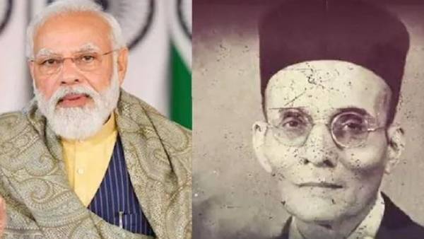 மோடி, சாவர்க்கர் படம்