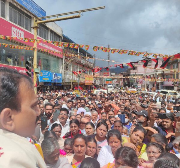 நீலகிரியில் ஆ.ராசா 