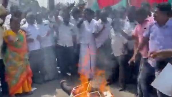 அண்ணாமலை கொடும்பாவி எரிப்பு 