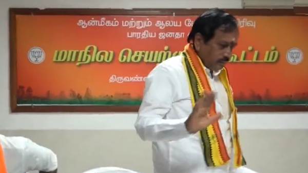 H Raja gets angry in press meet while talking about Maharabaratham and Anti Hindu 