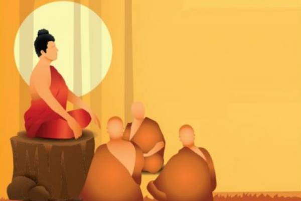 புத்த துறவி போன்று பாரம்பரிய ஆடைகள் 