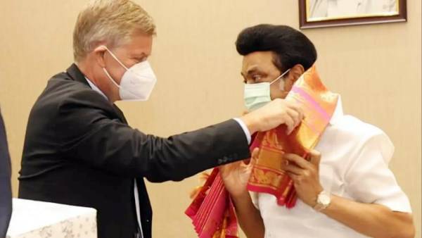 முதல்வர் ஸ்டாலின் ஆலோசகராக எரிக் சொல்ஹெய்ம் முதல்வர் ஸ்டாலின் ஆலோசகராக எரிக் சொல்ஹெய்ம்