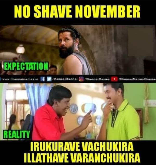Funny memes collection on no shave november 4.11.2022