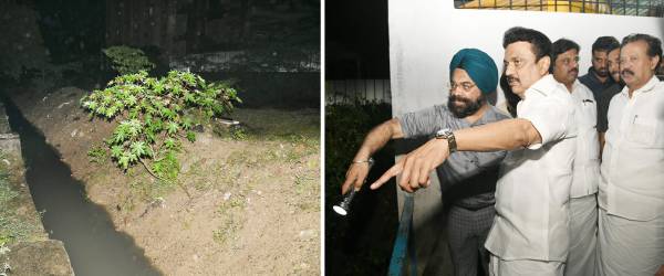  வேளச்சேரியில் ஆய்வு