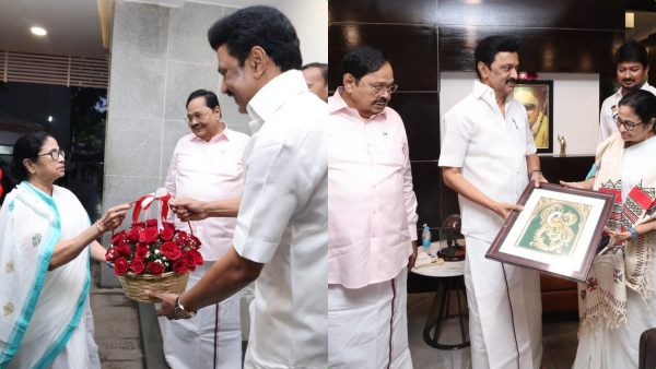 ஸ்டாலின் - மம்தா சந்திப்பு 