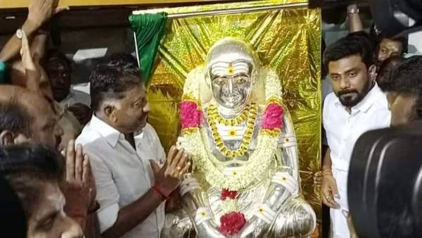 முத்துராமலிக்க தேவருக்கு வெள்ளிக்கவசம் 