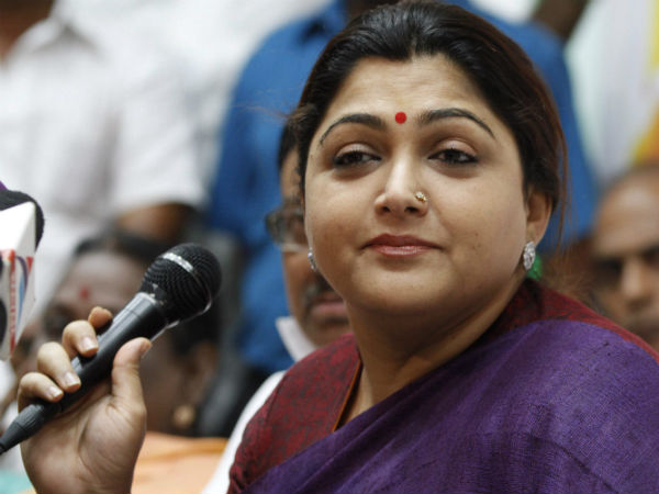 குஷ்பு ஏன் பேசவில்லை